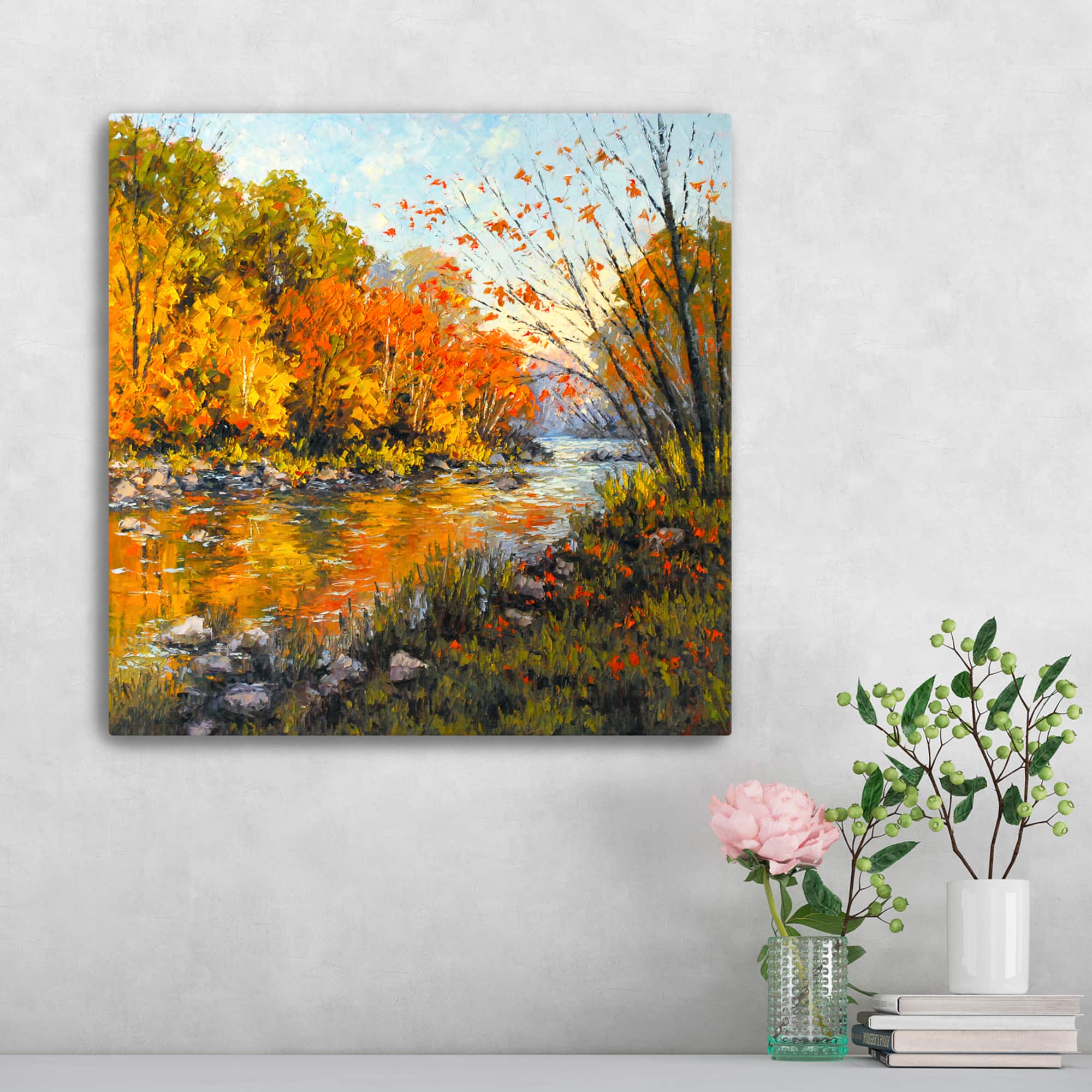 Lumaprints Fall Creek Canvas Giclée Art